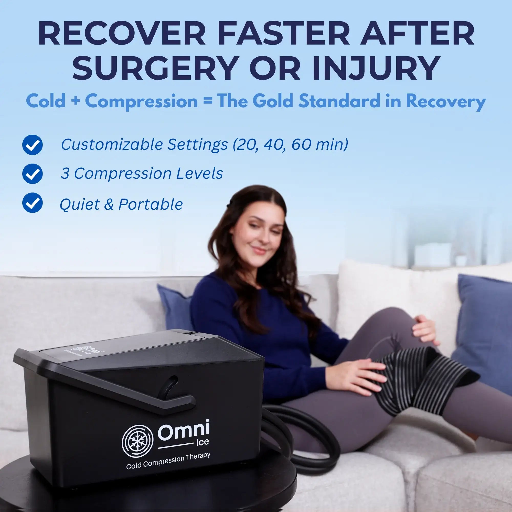 Omni Ice™ Pulse Compression Cold Therapy Cooler & Pad - Supply DME