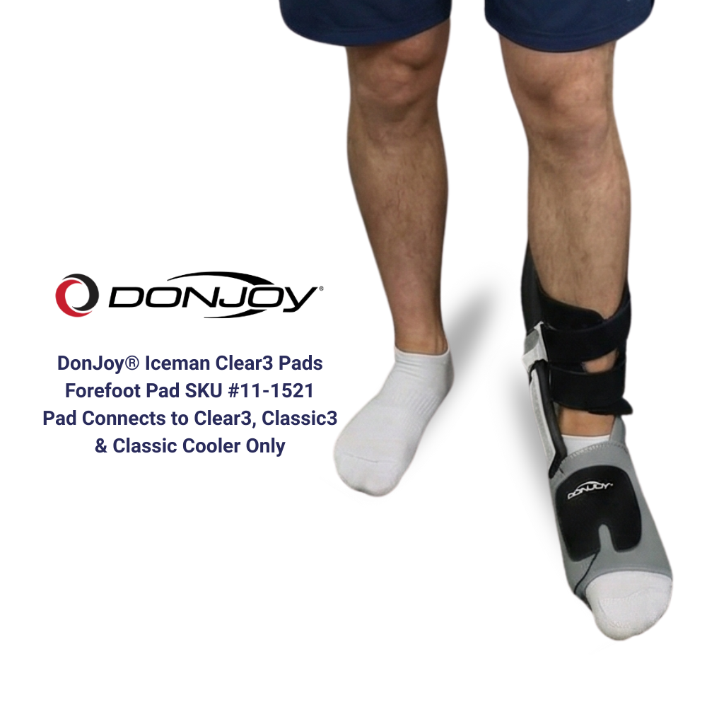 Donjoy® Iceman Clear3 w/ Wrap-On Pads