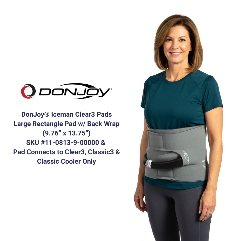 Donjoy® Iceman Clear3 w/ Wrap-On Pads