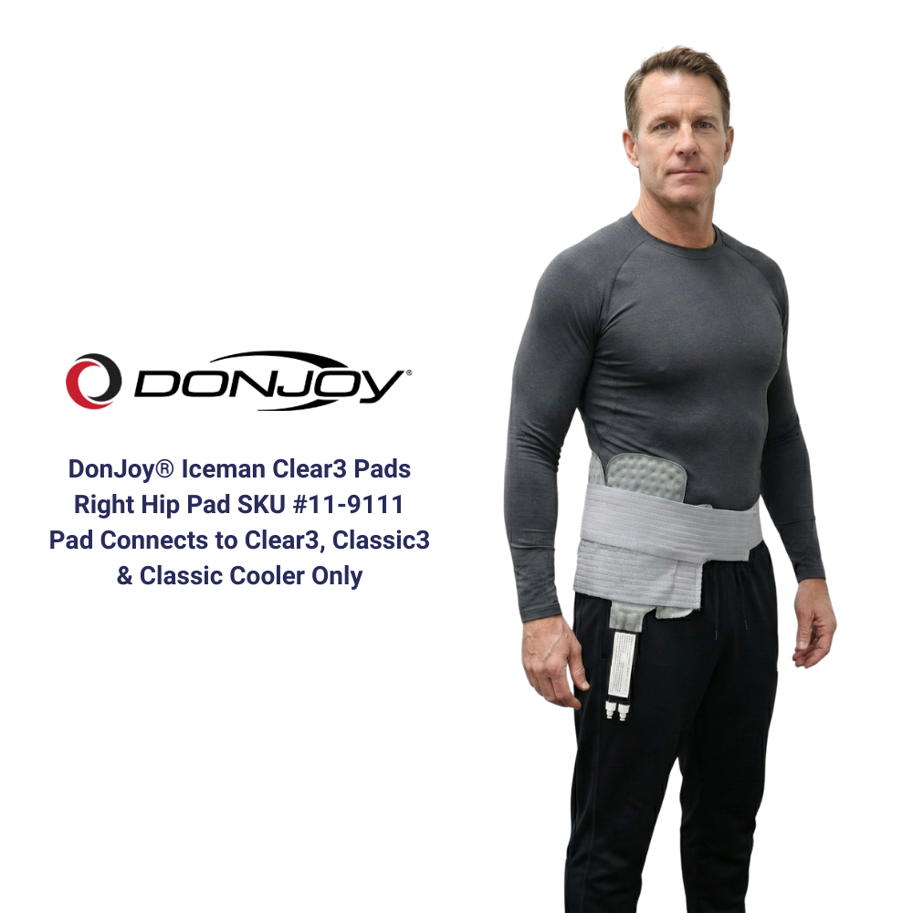 Donjoy® Iceman Clear3 w/ Wrap-On Pads