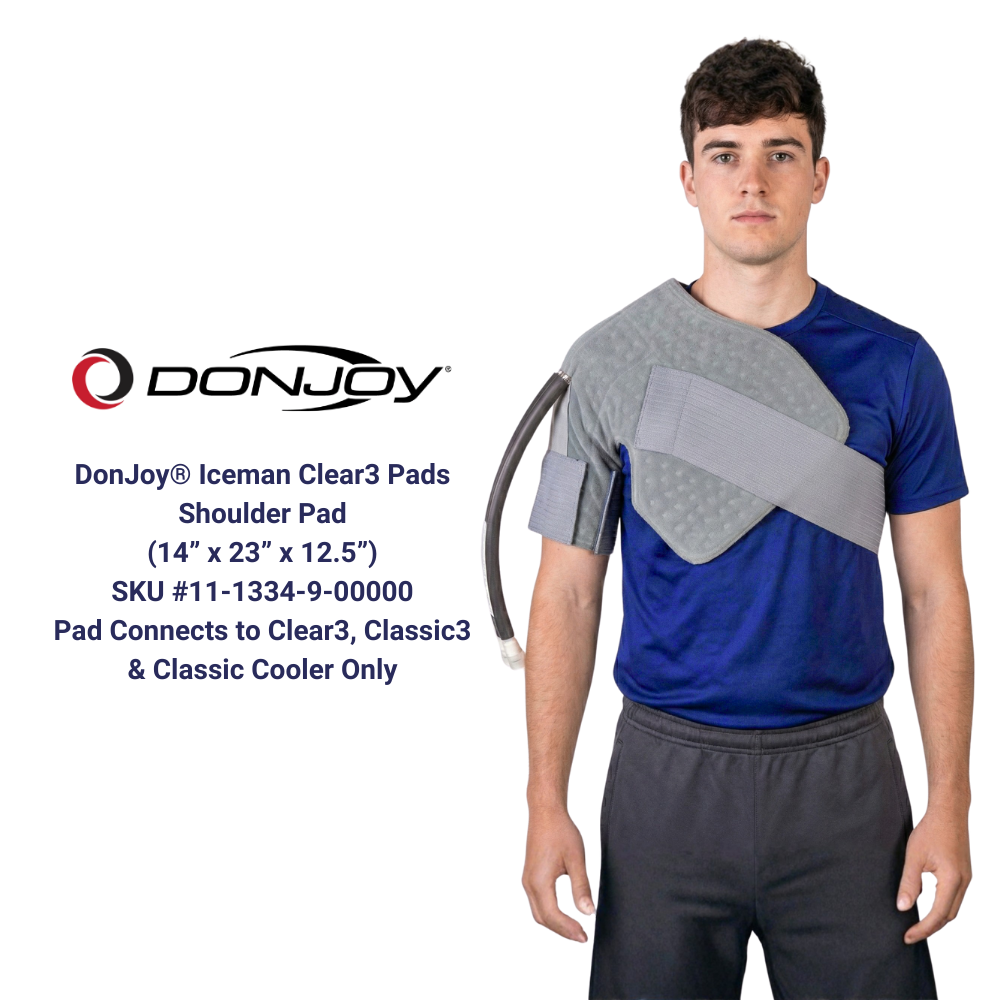 Donjoy® Iceman Clear3 w/ Wrap-On Pads