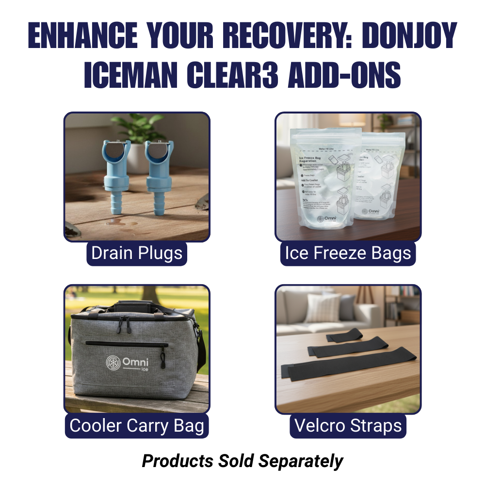 Donjoy® Iceman Clear3 w/ Wrap-On Pads