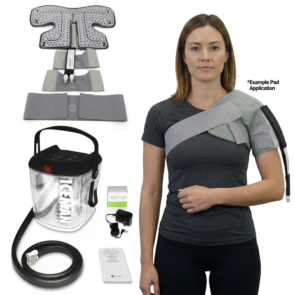 Donjoy® Iceman Clear3 w/ Wrap-On Pads