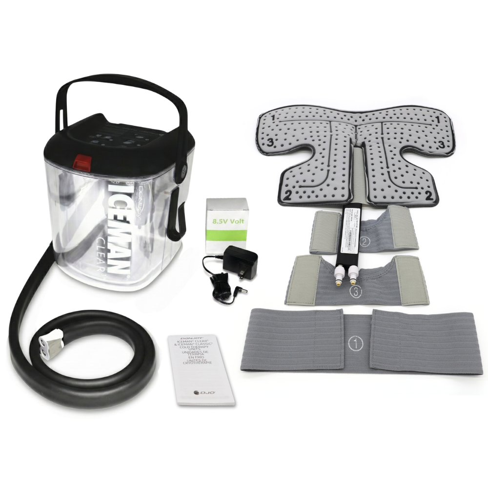 Donjoy® Iceman Clear3 w/ Wrap-On Pads