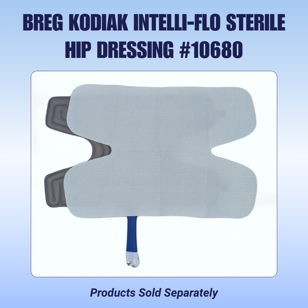 Breg Kodiak Intelli-Flo sterile hip dressing pad, cold therapy accessory, product sold separately