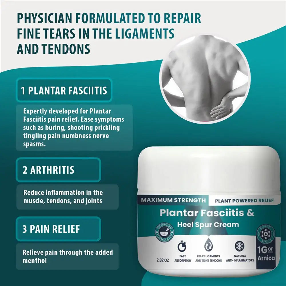 Advanced Plantar Fasciitis & Heal Spur Cream - Supply DME