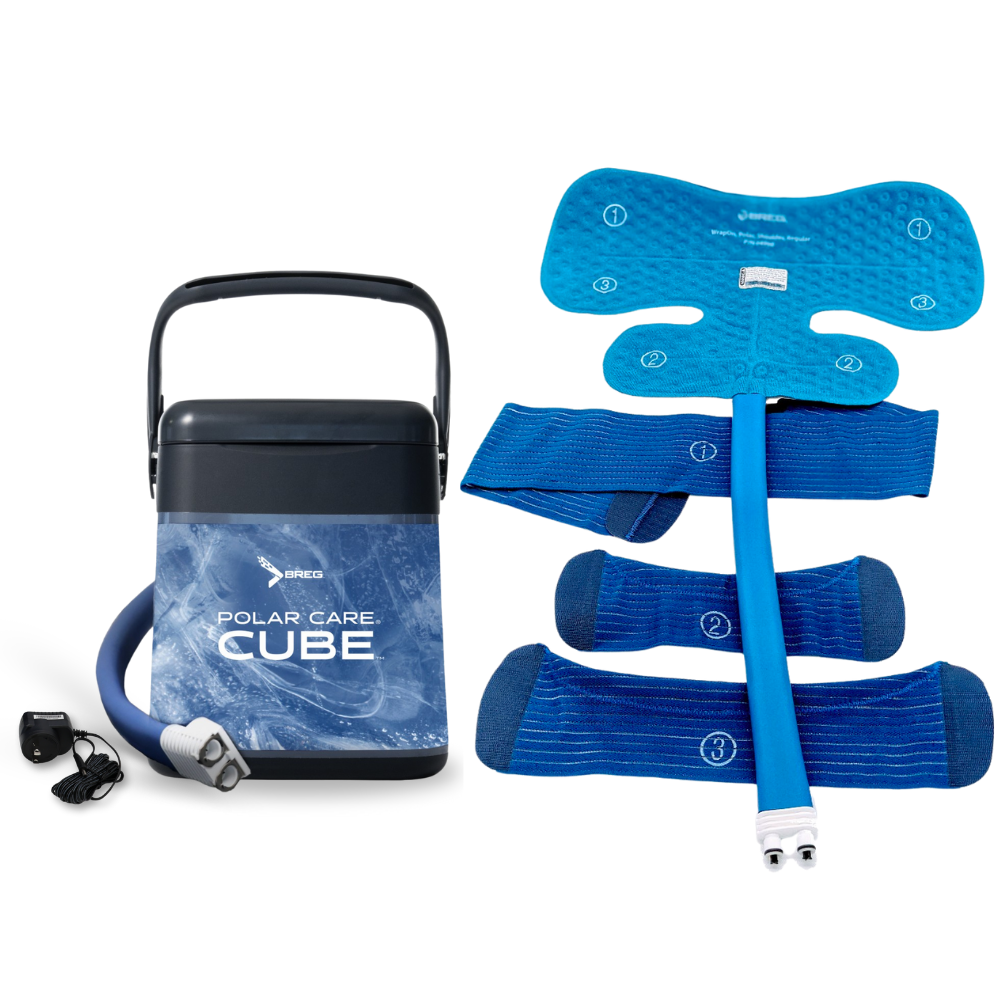 Breg® Polar Care Cube System w/ Wrap-On Pads - 10701 Breg® Polar Care Cube System w/ Wrap-On Pads - Polar Care Cube-Cooler Only No Pad by Supply Physical Therapy Breg, Cold Therapy Units, Combos, Cube