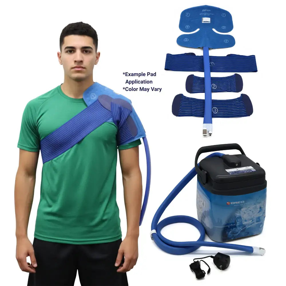 Breg® Polar Care Kodiak Cooler w/ Intelli-Flo Pads - 10601-10220 Breg® Polar Care Kodiak Cooler w/ Intelli-Flo Pads - Breg Kodiak & One (1) Intelli-Flo Pad - Shoulder by Supply Physical Therapy Best Seller, Breg, Cold Therapy Units, DJC, Kodiak, Universal