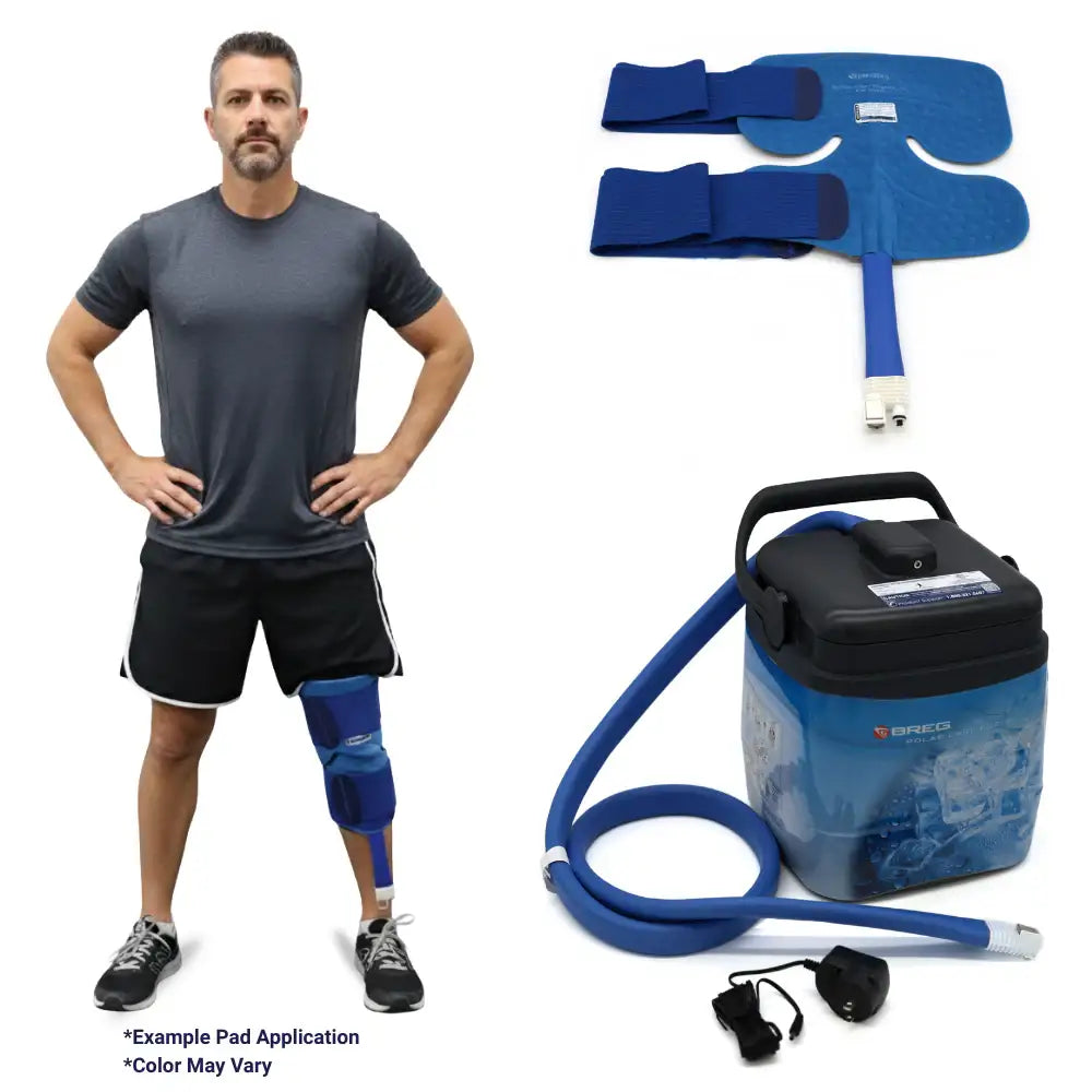 Breg® Polar Care Kodiak Cooler w/ Intelli-Flo Pads - 10601-10240 Breg® Polar Care Kodiak Cooler w/ Intelli-Flo Pads - Breg Kodiak & One (1) Intelli-Flo Pad - Multi-Use by Supply Physical Therapy Best Seller, Breg, Cold Therapy Units, DJC, Kodiak, Universal