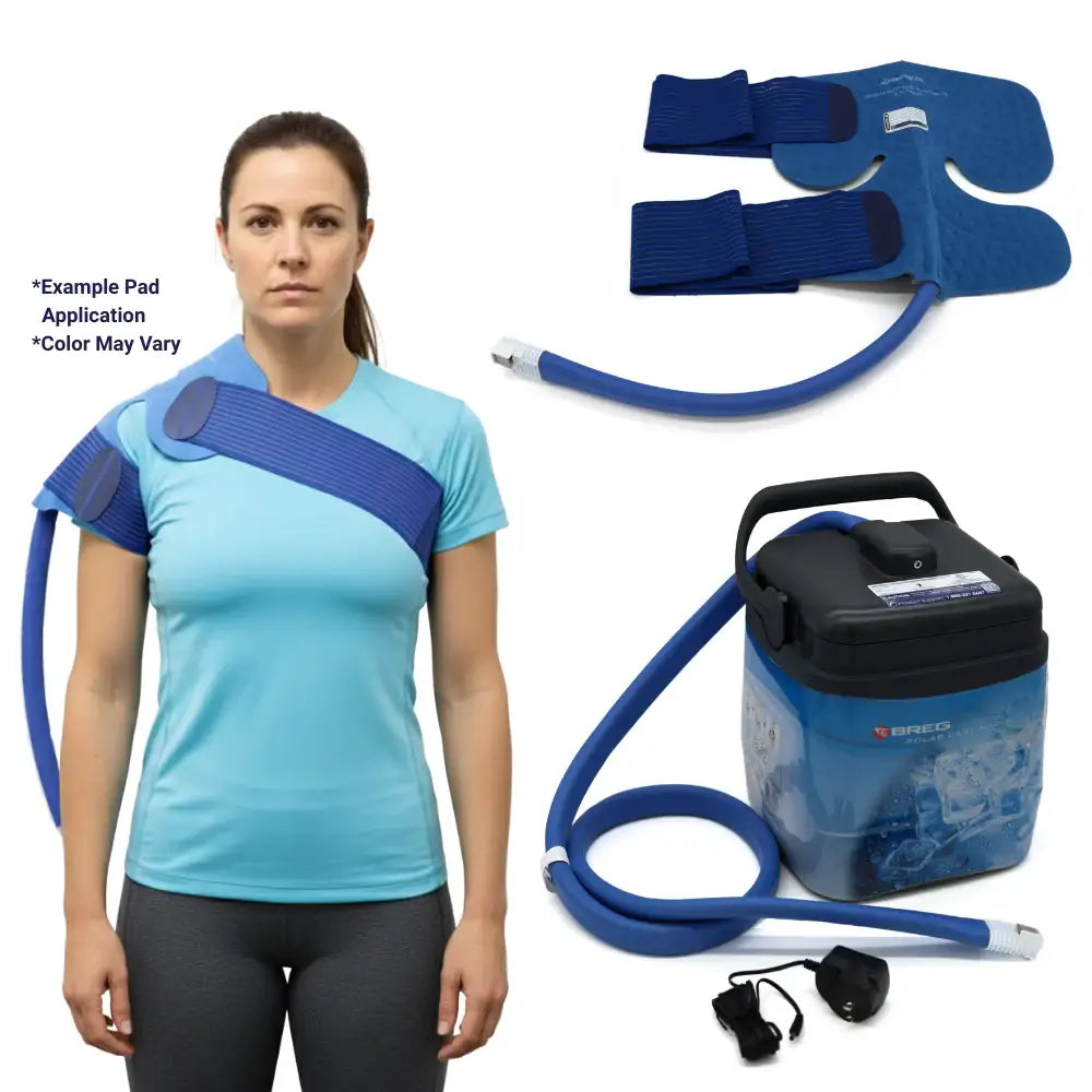 Breg® Polar Care Kodiak Cooler w/ Intelli-Flo Pads - 10601-10245 Breg® Polar Care Kodiak Cooler w/ Intelli-Flo Pads - Breg Kodiak & One (1) Intelli-Flo Pad - Multi-Use Long Stem by Supply Physical Therapy Best Seller, Breg, Cold Therapy Units, DJC, Kodiak, Universal