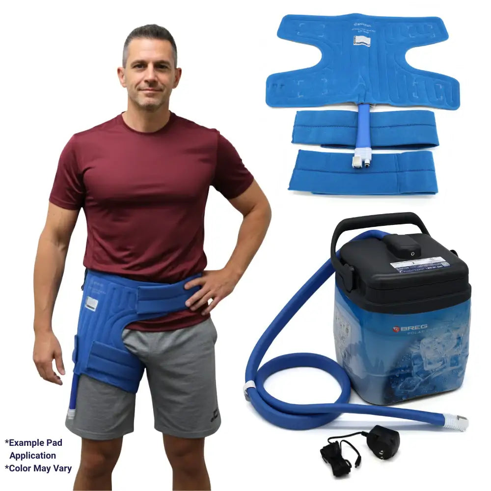 Breg® Polar Care Kodiak Cooler w/ Intelli-Flo Pads - 10601-10280 Breg® Polar Care Kodiak Cooler w/ Intelli-Flo Pads - Breg Kodiak & One (1) Intelli-Flo Pad - Hip by Supply Physical Therapy Best Seller, Breg, Cold Therapy Units, DJC, Kodiak, Universal