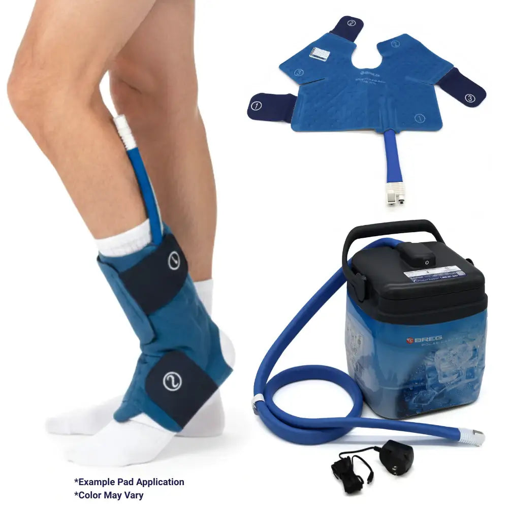 Breg® Polar Care Kodiak Cooler w/ Intelli-Flo Pads - 10601-10210 Breg® Polar Care Kodiak Cooler w/ Intelli-Flo Pads - Breg Kodiak & One (1) Intelli-Flo Pad - Ankle by Supply Physical Therapy Best Seller, Breg, Cold Therapy Units, DJC, Kodiak, Universal