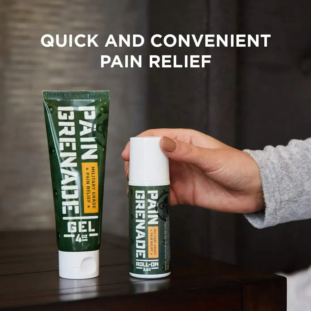 Pain Grenade Roll On Pain Relief - Roll On Muscle Pain Reliever for Pain & Arthritis – with Arnica, Menthol & Camphor - Supply DME