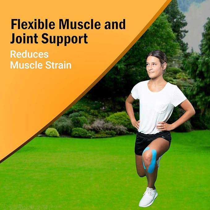 XFlex K-Tape Waterproof Uncut Roll – Physio Tape 4 Way Stretch – Kinesiology Tape Pro 2 inch x 16 ft - Supply DME