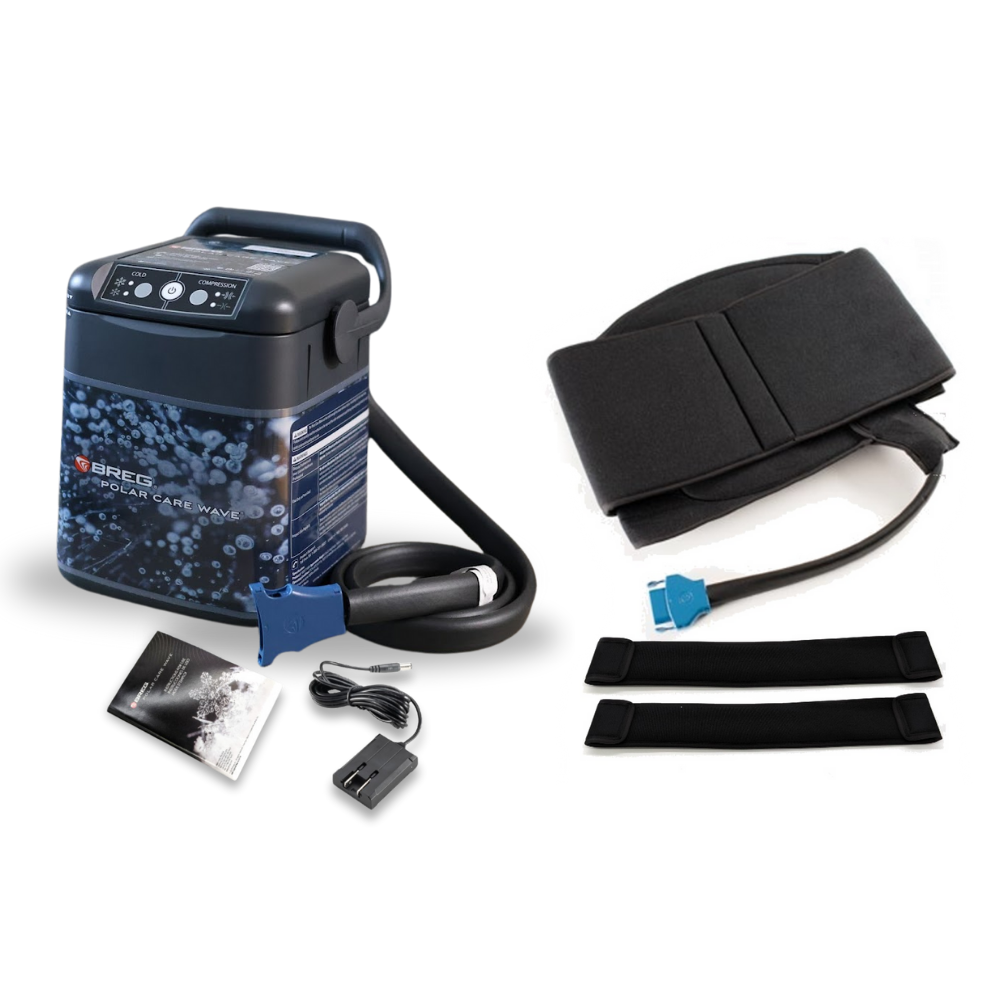 Breg Polar Care Wave cold therapy device with back pad and accessories, Supply Cold Therapy