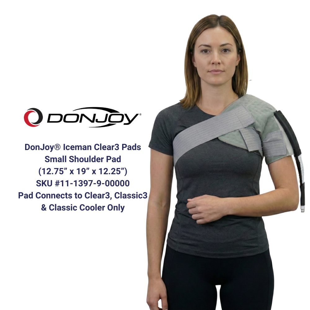 Donjoy® Iceman Clear3 w/ Wrap-On Pads