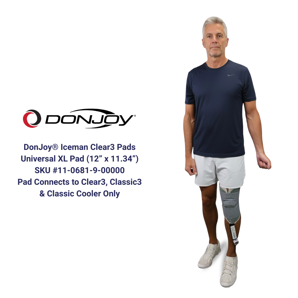 Donjoy® Iceman Clear3 w/ Wrap-On Pads