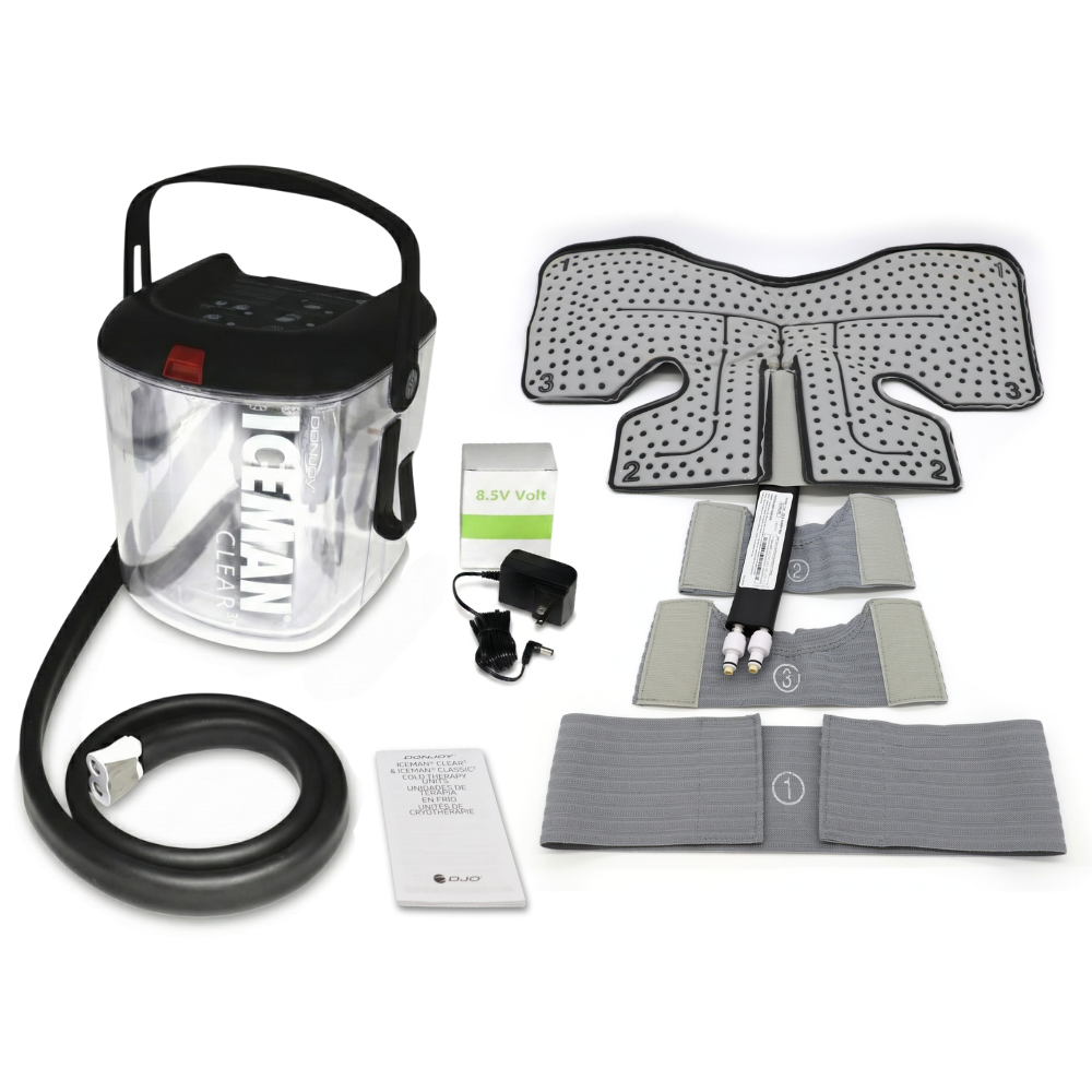 Donjoy® Iceman Clear3 w/ Wrap-On Pads