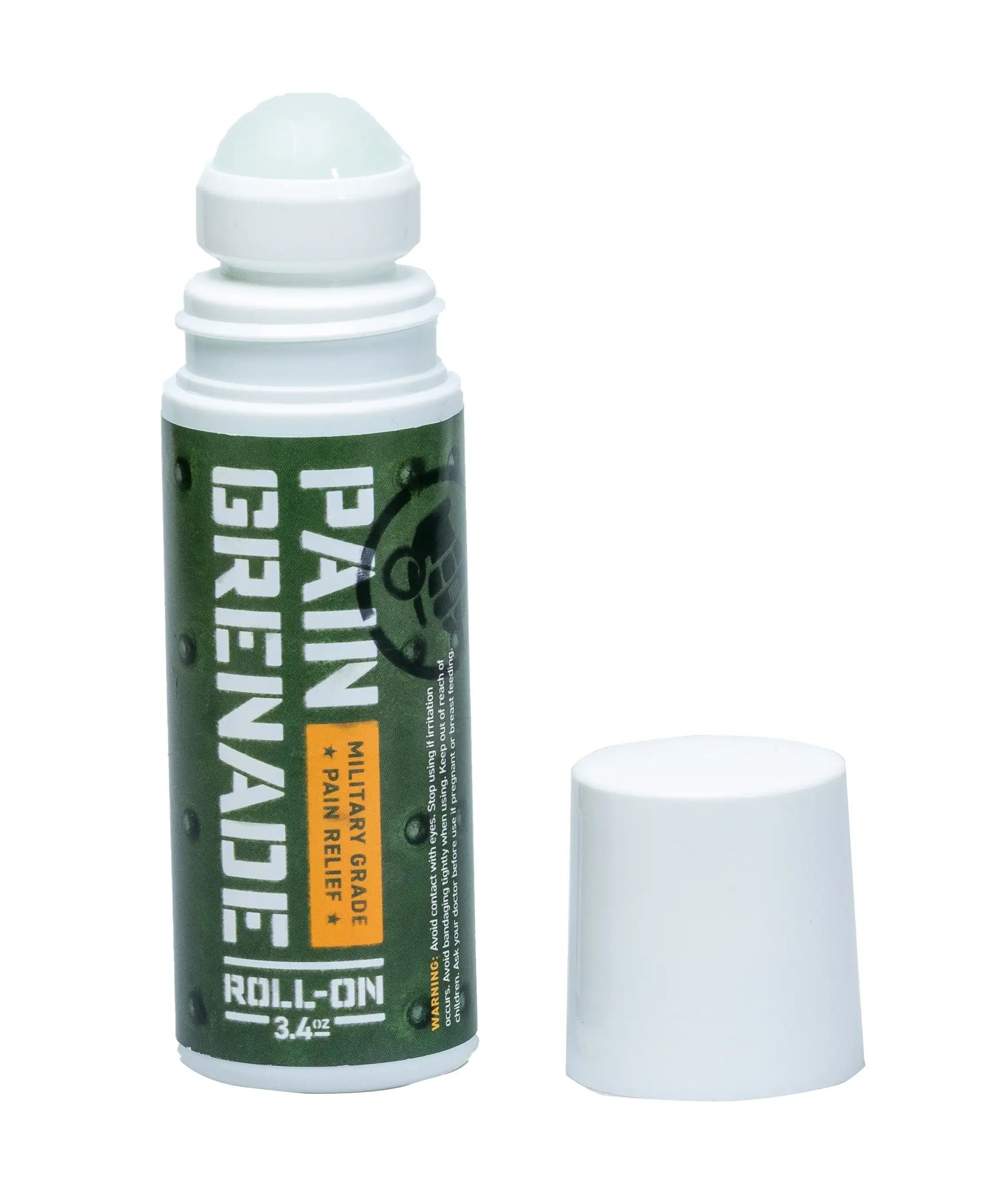 Pain Grenade Roll On Pain Relief - Roll On Muscle Pain Reliever for Pain & Arthritis – with Arnica, Menthol & Camphor - Supply DME