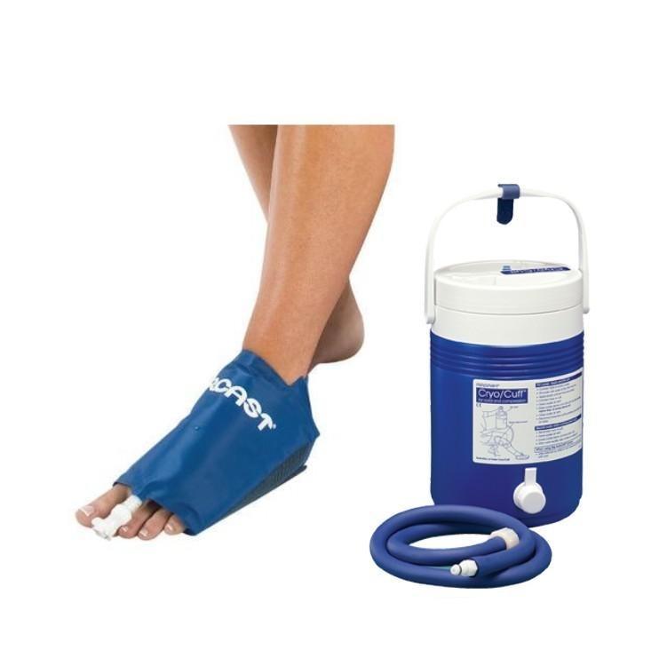 Aircast Gravity Cooler System with Cryo Cuff for foot cold therapy, Supply Cold Therapy