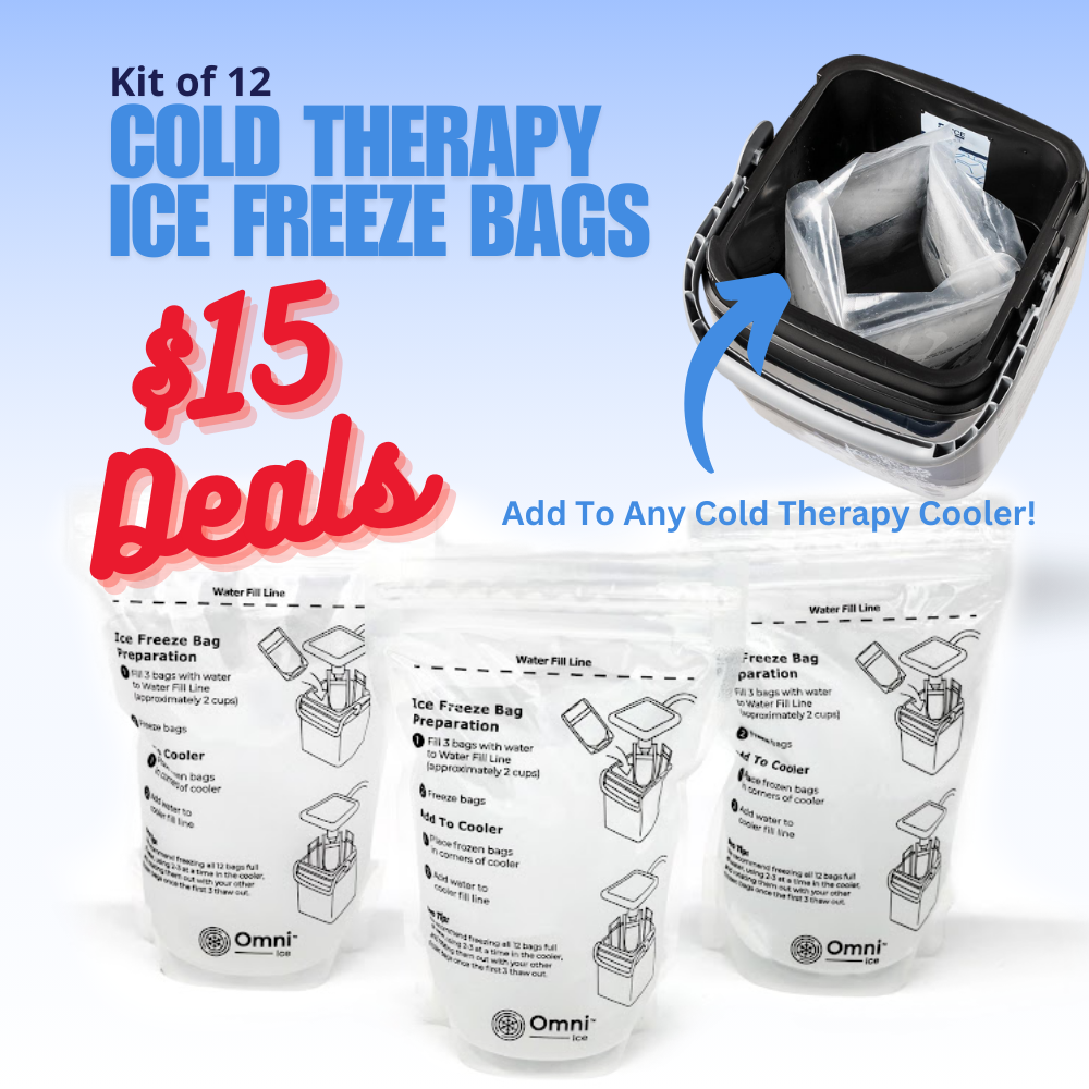 $15 Deals - Ice Freeze Bags (Kit of 12) by Omni Ice™ by Supply Cold Therapy at Omni Ice