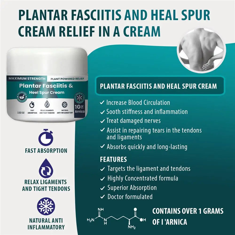Advanced Plantar Fasciitis & Heal Spur Cream - Supply DME