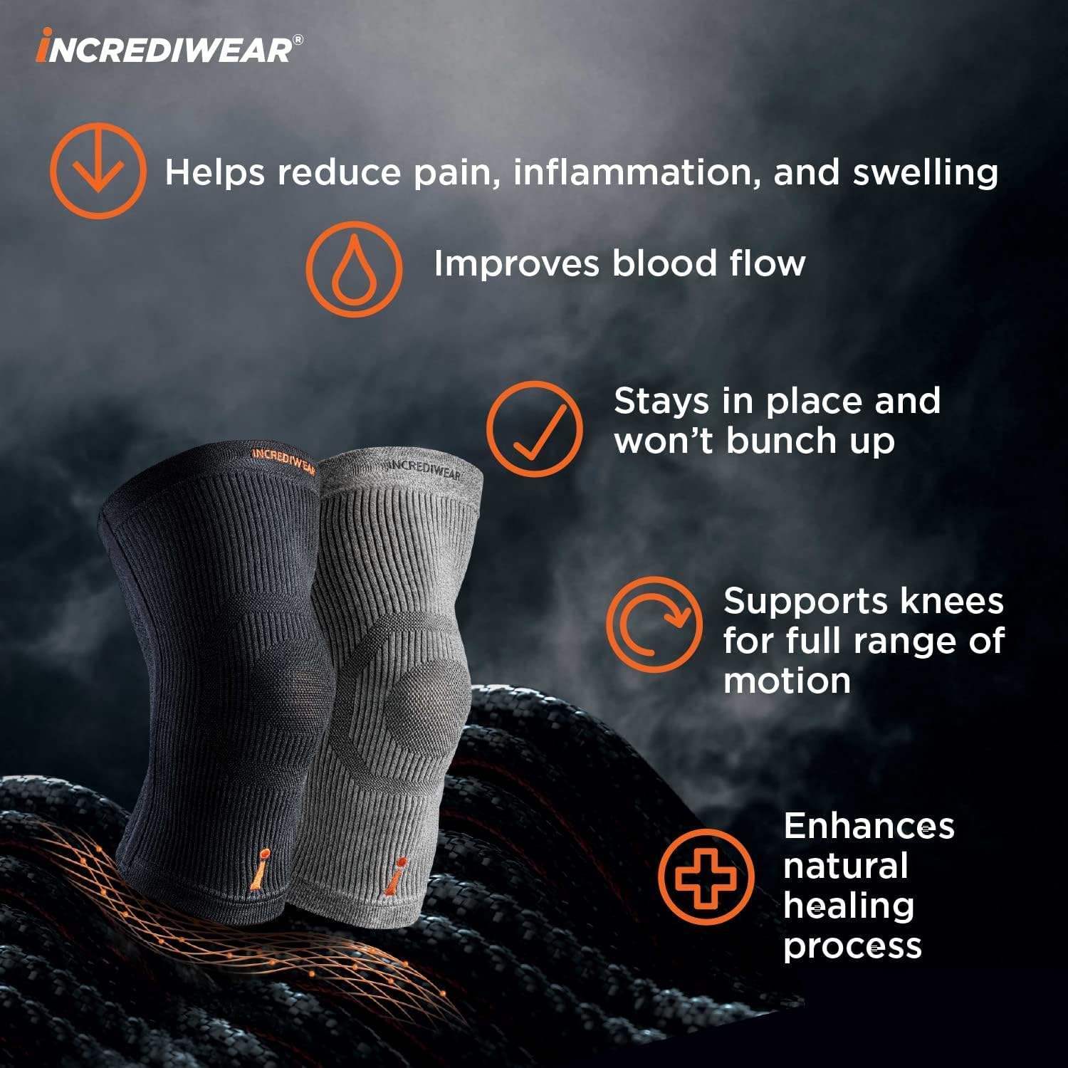Incrediwear® Knee Support Sleeve Brace For Joint Stability - Supply DME